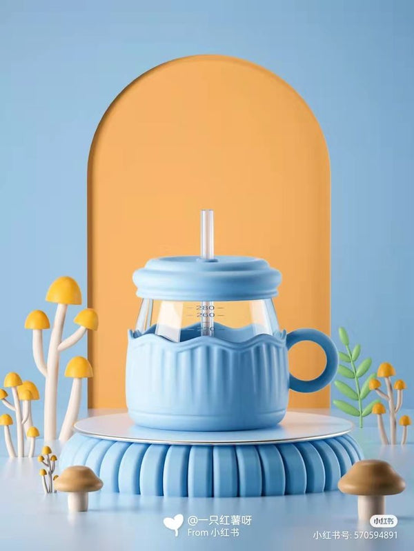 Cute Leak-Proof Baby Cup with Straw